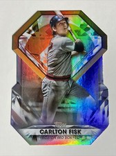 2022 Topps Update Diamond Greats Diecut #DGDC-69 Carlton Fisk Boston Red Sox