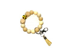 Keychain/ Wristlet Beaded Keychain Sunflower 