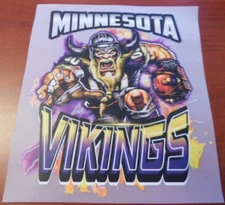 Minnesota Vikings 8" DTF Heat Transfer Iron On FREE Shipping      (A33)
