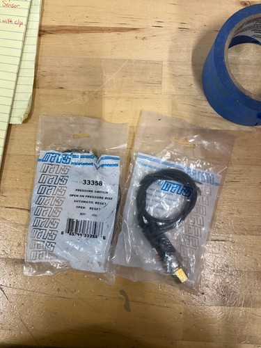 MARS REPLACEMENT PARTS PRESSURE SWITCH MODEL# 33358