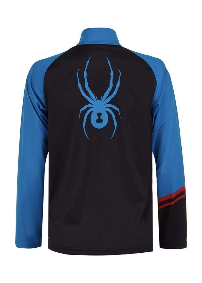 Camisa Top Spyder para Niño Capa Base Web Cuarto Cremallera Cuello en T Talla XL (18) NUEVA CON ETIQUETAS Foto 2 de 3