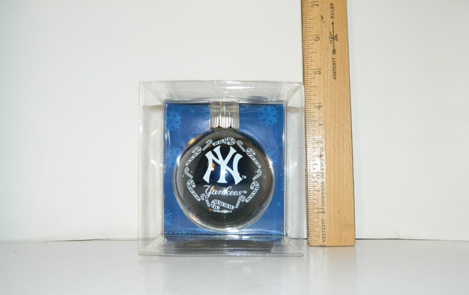 New York Yankees CHRISTMAS Tree Holiday Ornament MLB Round team logo free ship eBay