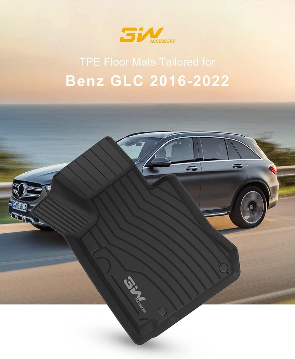For Mercedes Benz GLC300 GLC43 GLC63 AMG Car Floor Mats 2016-2023
