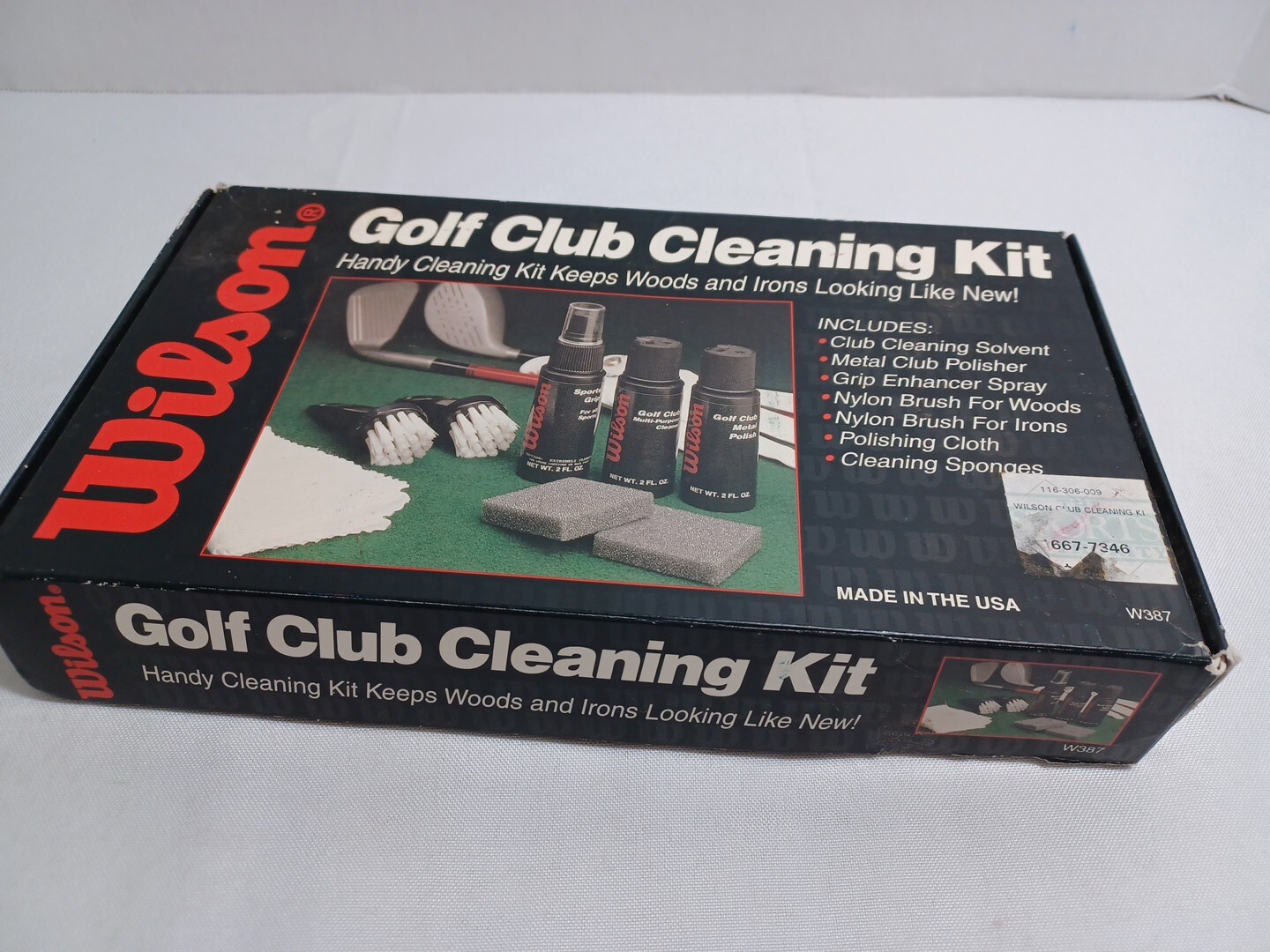 Club Cleaning Kit Solvent Polish Brushes Grip Enhancer Set  