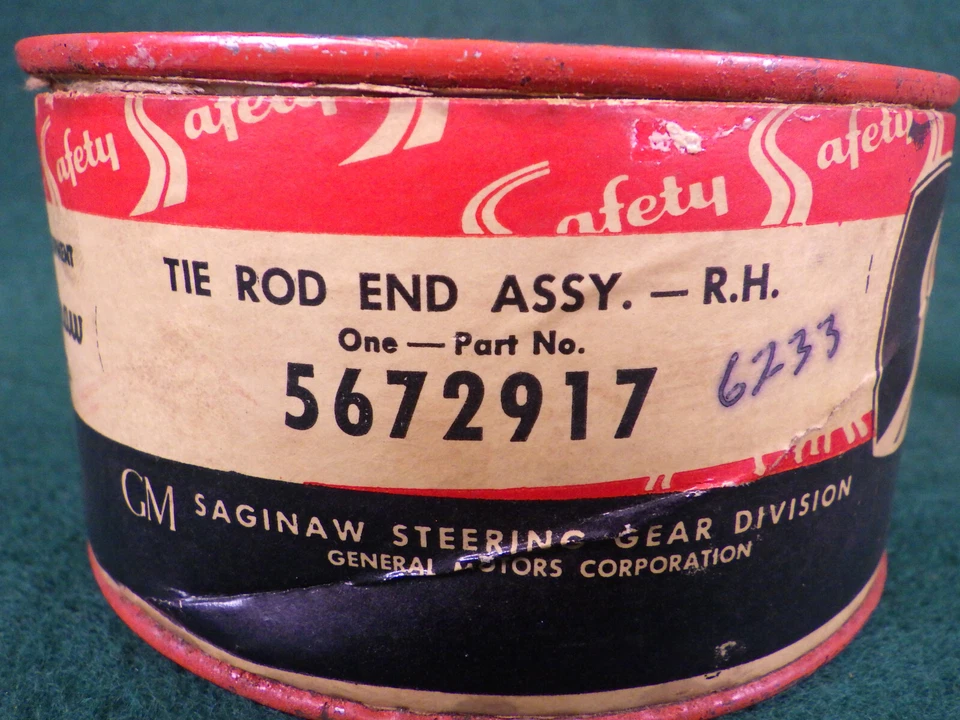Oldsmobile F85 1962 extremo de barra de amarre derecho nuevo GM 5672917 Foto 2 de 4