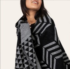 sciarpa donna Vestopazzo Inverno 180x50 Nero   Grigio