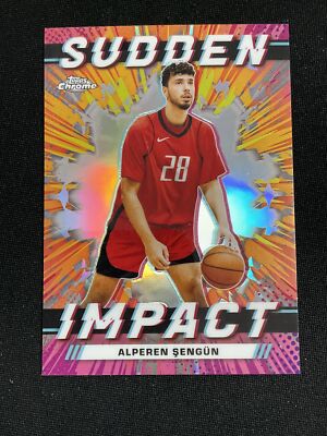 2023-24 Topps Chrome Basketball - Alperen Sengun - Sudden Impact