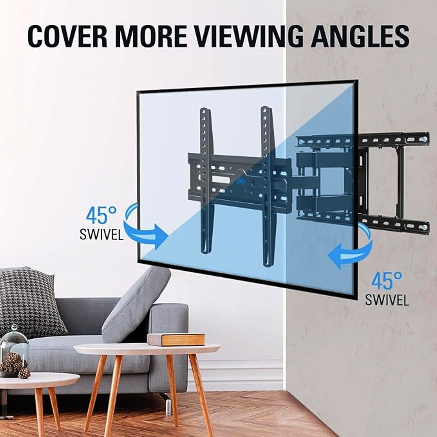 Mounting Dream TV Mount Full Motion TV Wall Mount for Most 32-65 Inch Flat Scree