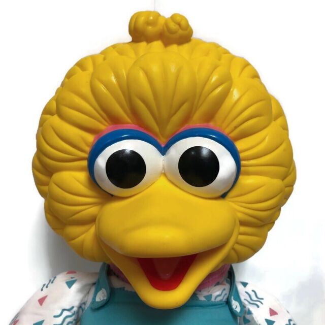 Sesame Street Baby Big Bird Doll Playskool Muppets Unisex Vintage Hard