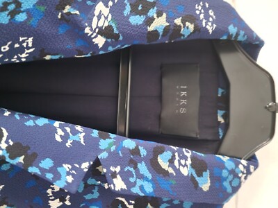Veste IKKS Femme - Taille XS - Bleu Marine à Motifs - Neuve Sans étiquettes - Valeur Magasin 195€