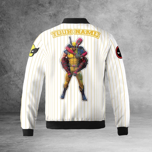 Personalized Wolverine & Deadpool Bestie Friends BFF Superheroes Jacket