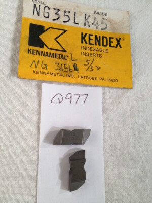 Kennametal Top Notch tool holder Carbide Inserts LH Grade K45 grooving NG2058L
