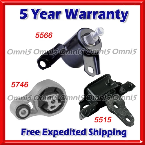 O554 Fits 2011-19 Ford Fiesta 1.6L Natural AUTO Dual Clutch Motor & Trans Mount