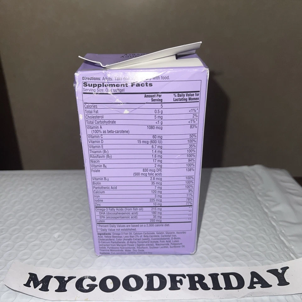 ONE A DAY 产后完整多种维生素适用于怀孕后,叶酸 E:11/25 — 第 2/4 张图片