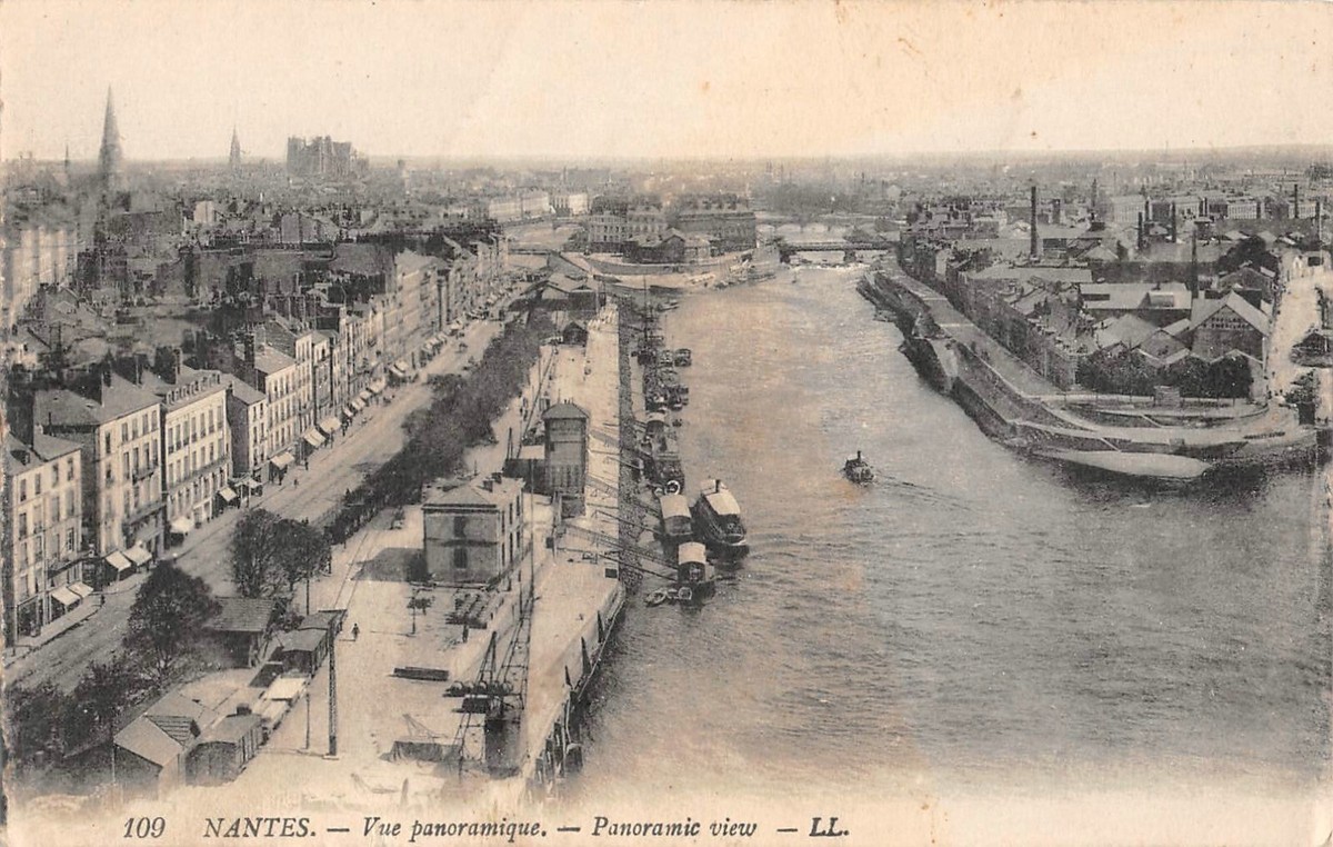 Carte Postale Ancienne – Nantes Vue Générale – Aveyron 12 – Années 1900