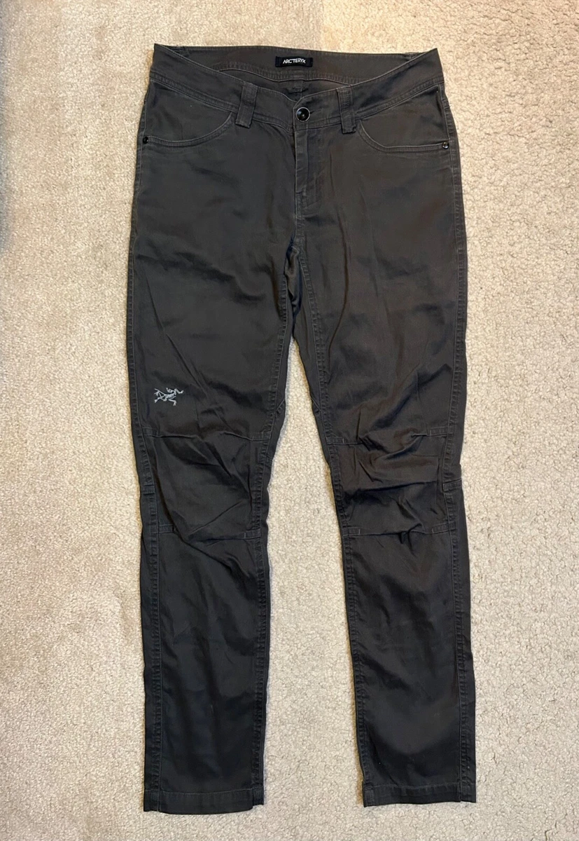 Arcteryx Womens Pants Size 6 double knee Hiking grey charcoal