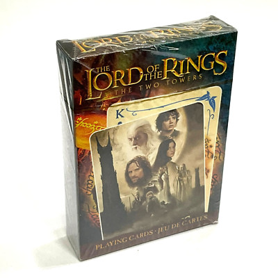 Lord of the Rings LOTR The Two Towers Playing Cards - Aquarius 52 Unique Images!
