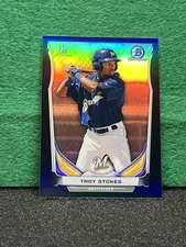 Troy Stokes Jr. 2014 Bowman Chrome #CDP111 Black Refractor 71/75 (RC)
