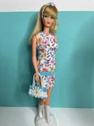 Handmade Ooak Vintage Dress And Accessories For Barbie By Lucille