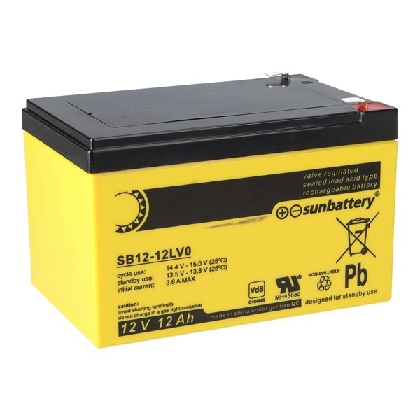 Akku Passend FüR SSB SBL12-12L 12V 12Ah Bleiakku-image