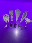 Vintage 1993-98 Galoob LFL Star Wars Micro Machines Lot of 11 figures and ships