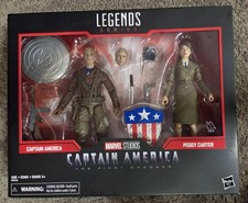 Marvel Legends Captain America and Peggy Carter 2 Pack New