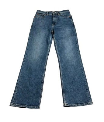 RE/DONE Redone 70's Crop Boot Cut Denim Jeans Women's Size 27 Mid 70s High Rise