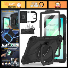 360 Rotating Stand Case for 11" Samsung Galaxy Tab A11 /A9 with Screen Protecto