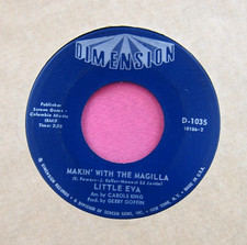 LITTLE EVA - Makin with the Magilla / Run to Her - clean 45 rpm - Dimension 1035