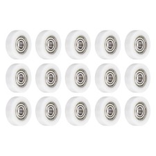 15Pcs 625ZZ Ball Bearing 5x22x7mm Double Metal Shielded Chrome Steel, White