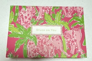 Lilly Pulitzer Sticky Note Pad Office Set Stuck On You