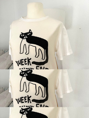 Süßes hochwertiges T-Shirt v. Max Mara Weekend Gr. 38