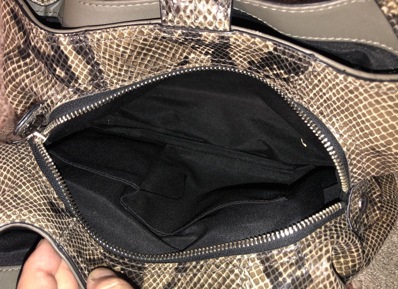 Coach Soho Lynn Python Snakeskin Embossed Leather… - image 12