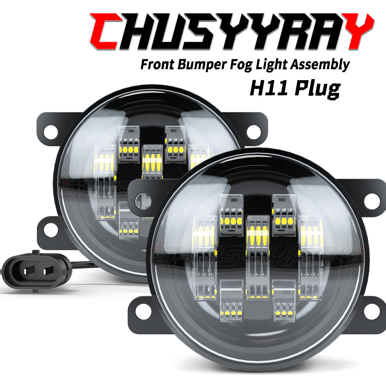 Pair Front Bumper Fog Light Driving Lamps Left&Right For TOYOTA SIENNA 2011-2020