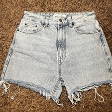 PacSun Women's Size 26 90's Boyfriend Light Wash Denim Shorts
