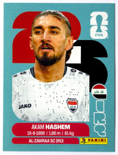 2026 FIFA WC USA Panini Sticker #693 IRQ 5 AKAM HASHEM Brazil Edition
