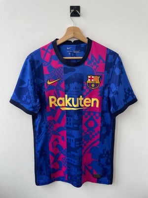Authentic BARCELONA 2021/2022 THIRD UCL FOOTBALL SHIRT JERSEY NIKE