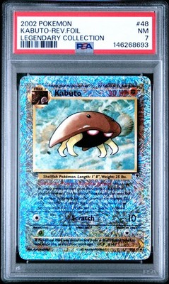 2002 POKEMON LEGENDARY COLLECTION #48 KABUTO-REVERSE FOIL PSA 7 | eBay