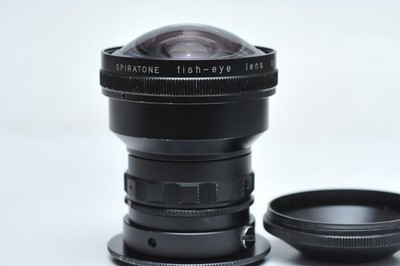 Spiratone Fish-Eye 180 Degree Lens C Mount With Screw Mount Adapter