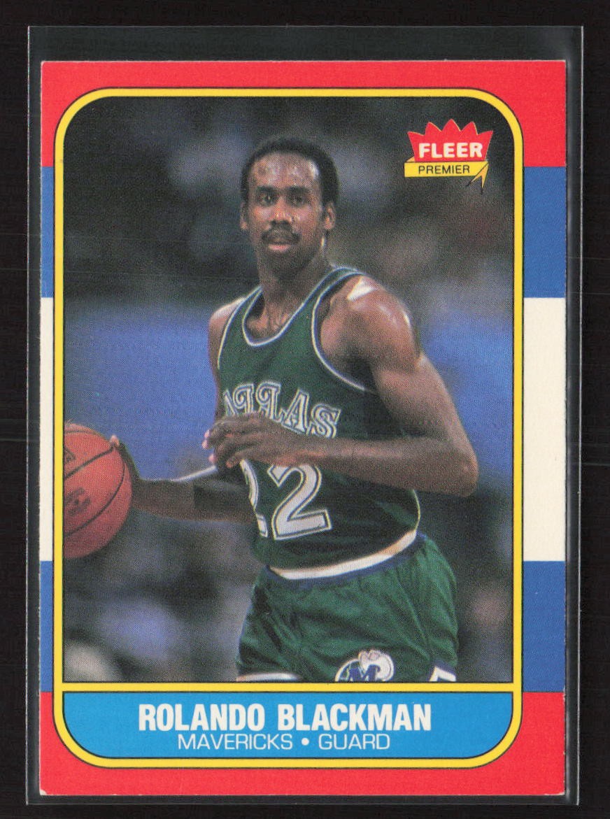 1986-87 Fleer #11 Rolando Blackman - EX/NM Set Break!