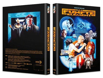 Das fünfte Element BLU-RAY MEDIABOOK Cover B Bruce Willis The Fifth Element NEU
