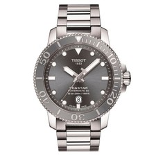 New Tissot Seastar 1000 Powermatic 43MM Gray Auto Men's Watch T120.407.11.081.01