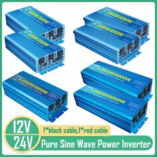 3000W/6000W Pure Sine Wave Power Inverter 12V 24V to 110V 3AC 2500W/5000W 1500W