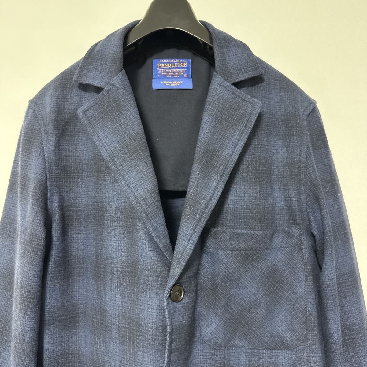 Pendleton Wool Ombre Check Jacket S Wool Blend - image 1