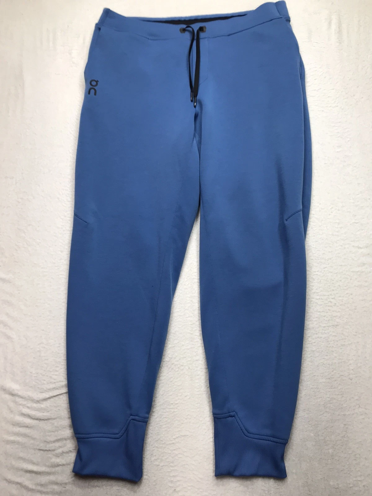 ON CLOUD Run On Sweat Pants Jogger Men L Light Blue Performance Stretch