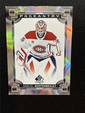 24-25 UD SP Authentic Hockey Pageantry P-8 Samuel Montembeault
