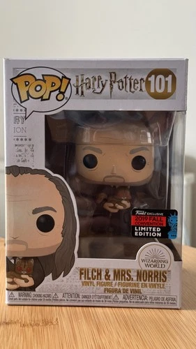 Funko Pop! Vinyl Figure: Harry Potter: Filch & Mrs Norris (Yule Ball)