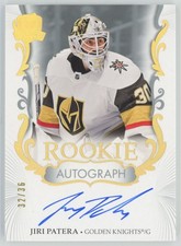 2023-24 UD The Cup Gold Spectrum Foil Jiri Patera RC Auto 32/36 #126