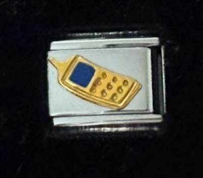 Cell Phone Italian Charm Enamel Link 9MM K16 K30 K2020-2