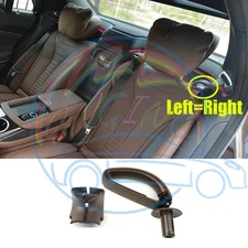🆗Brown Rear Seat Belt Guide w/ Buckle Cap For Mercedes W222 X222 S-Class 14-19